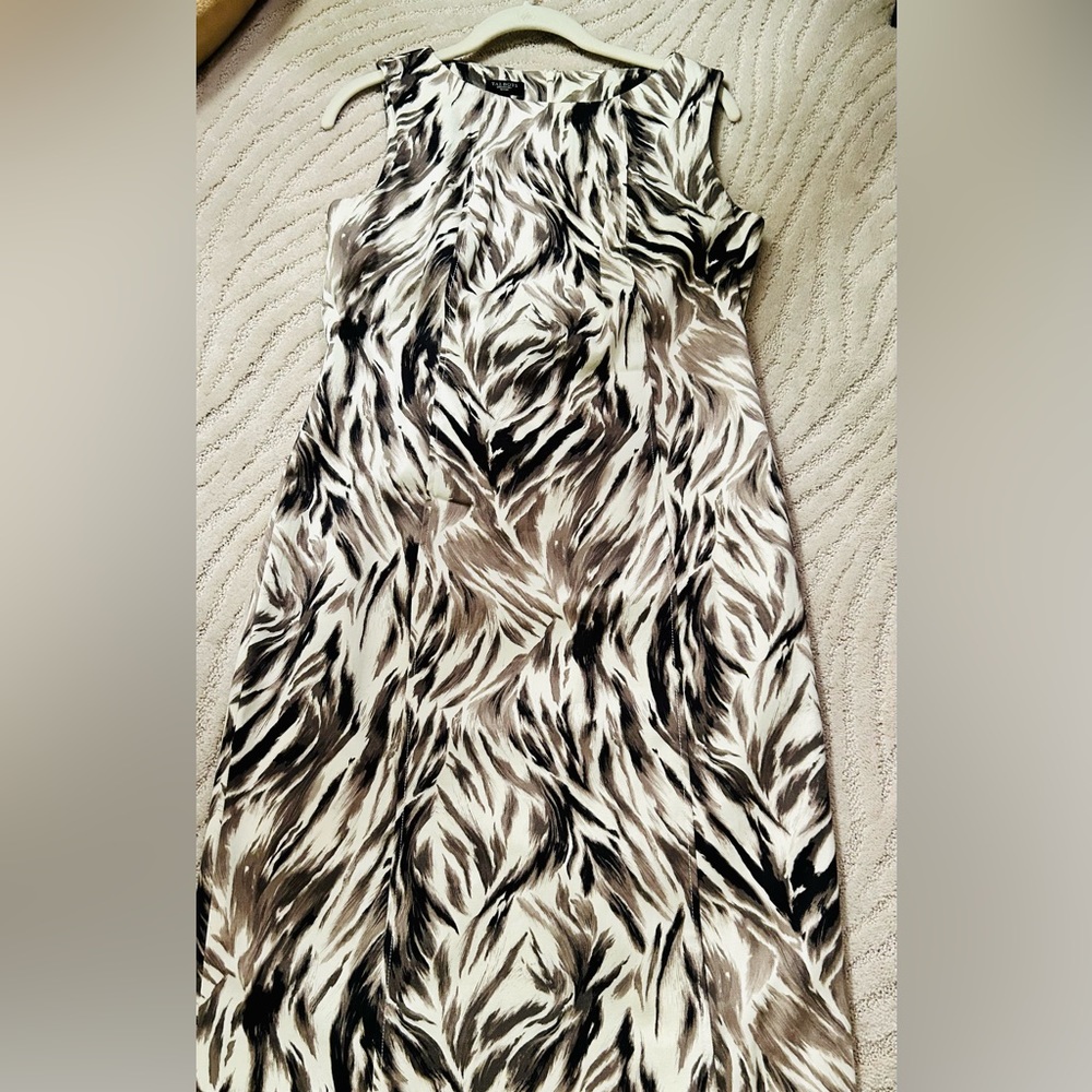 Talbots animal print 8P sheath. NWOT.